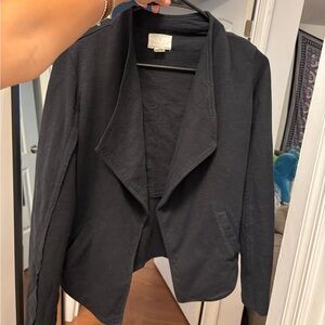 XS Carlson Black knit blazer